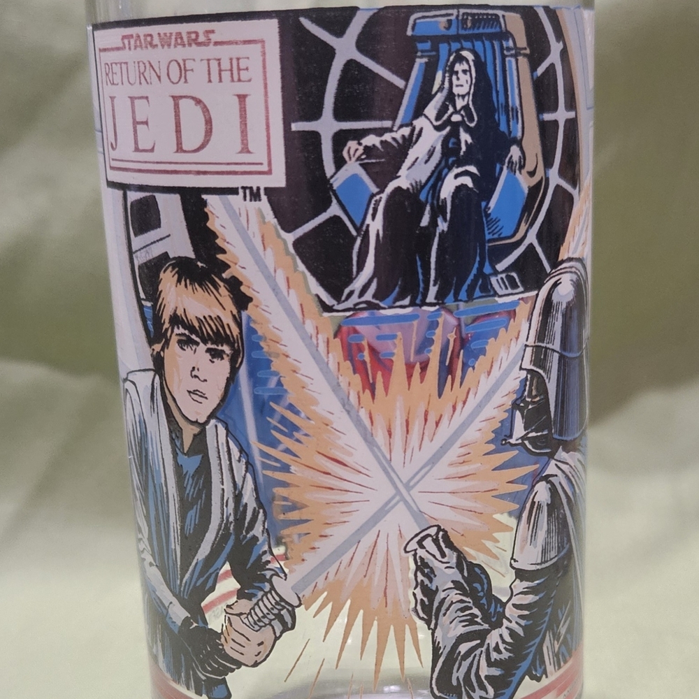 Star Wars Return of the Jedi Glass - Vintage 1983 Burger King Glass